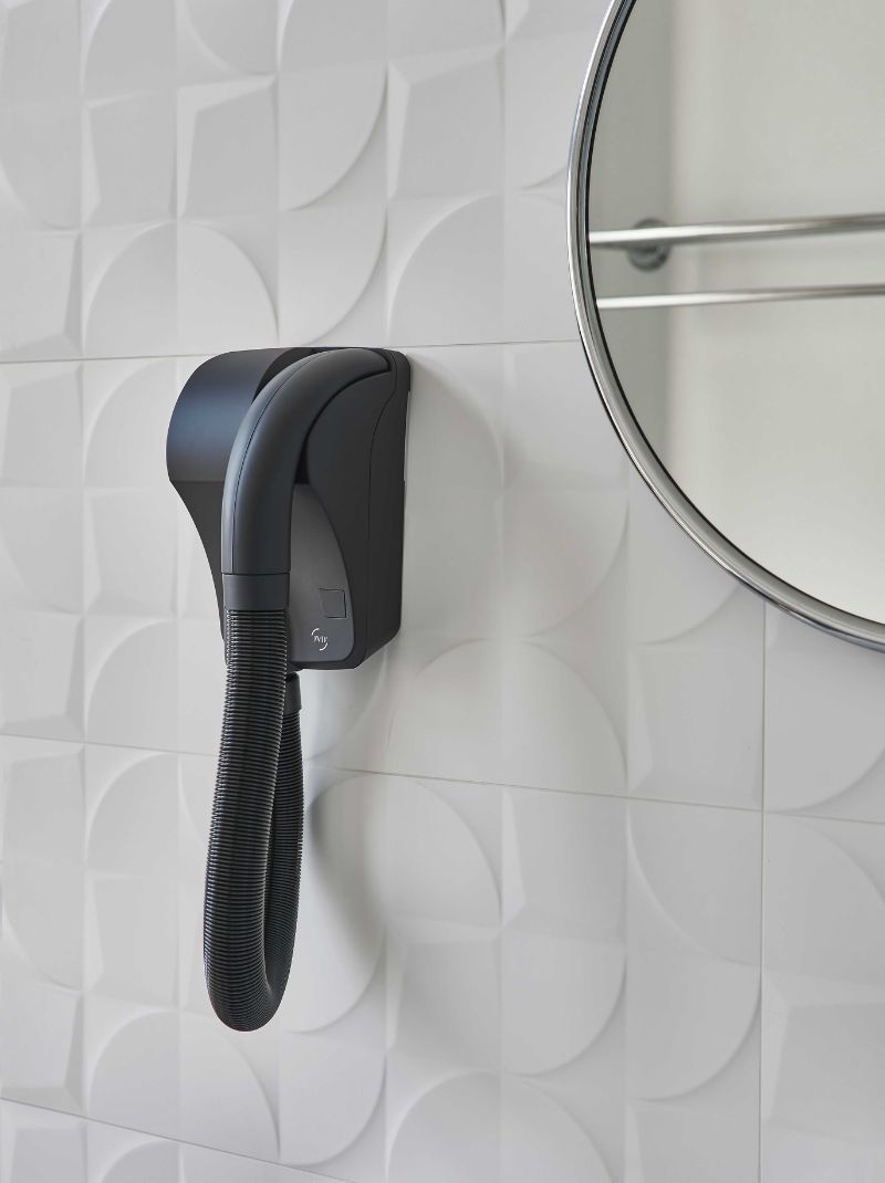 Secador de pelo mural