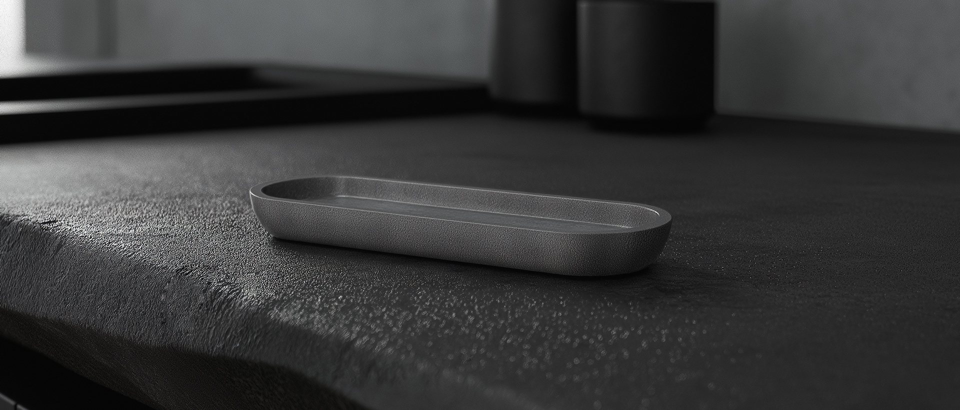 accessoire sur-mesure avec une texture type pierre