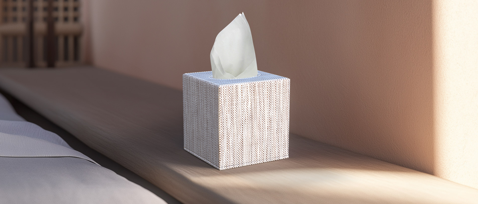 boite à mouchoirr tribe pour les accessoires de chambre d'hôtel
