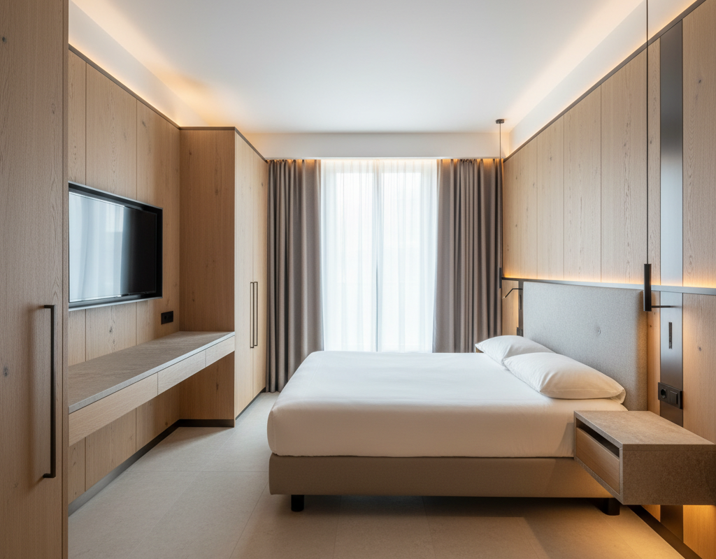 Renovación de equipamiento hotelero en habitaciones y zonas comunes