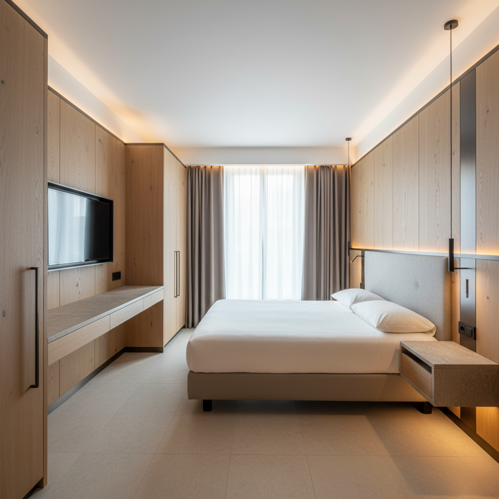 Renovación de equipamiento hotelero en habitaciones y zonas comunes