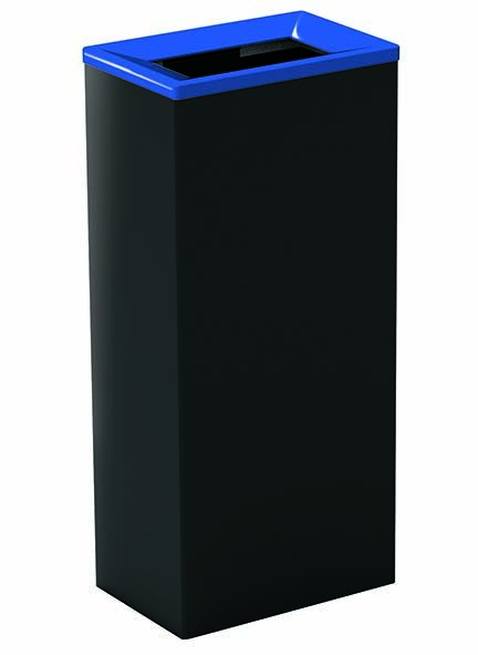 Tapa azul para contenedor de clasificación metálico 60L