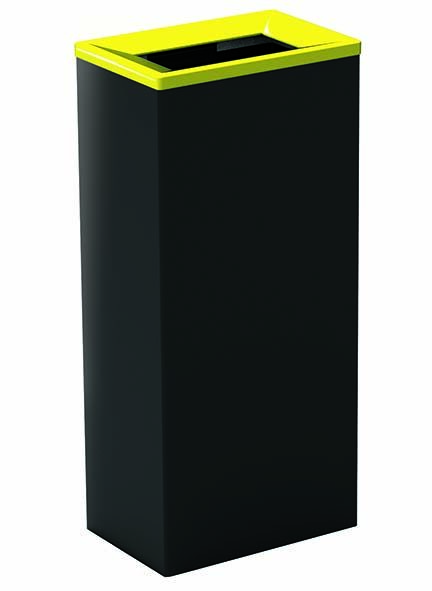 Tapa amarilla para contenedor de clasificación metálico 60L